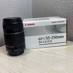 Canon 55mm - 250mm f/4 -6 IS II Lens